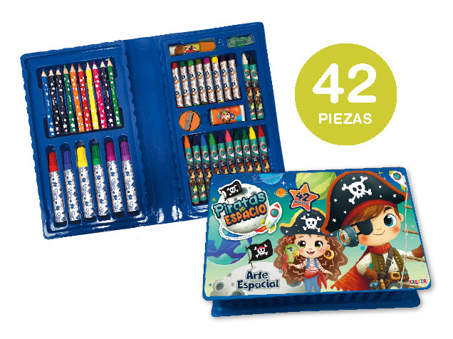 SET KREKER ARTE ESPACIAL PIRATAS DEL ESPACIO