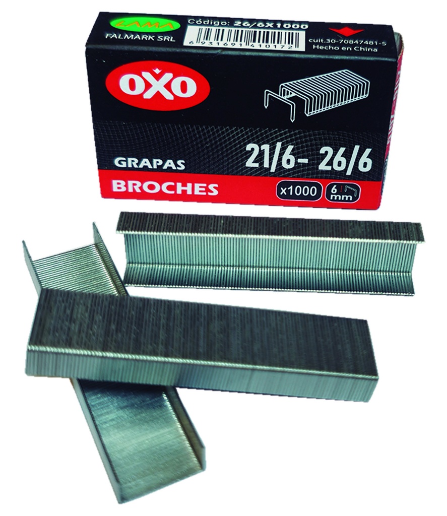 BROCHES OXO 21/6-26/6 X1000