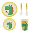 SET PLATOS TRENDY BAMBOO DINO