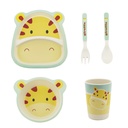 SET PLATOS TRENDY BAMBOO JIRAFA
