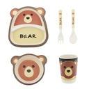SET PLATOS TRENDY BAMBOO OSO