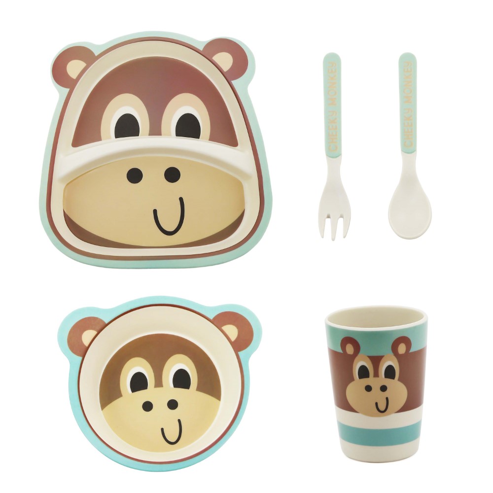 SET PLATOS TRENDY BAMBOO MONO