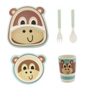 SET PLATOS TRENDY BAMBOO MONO