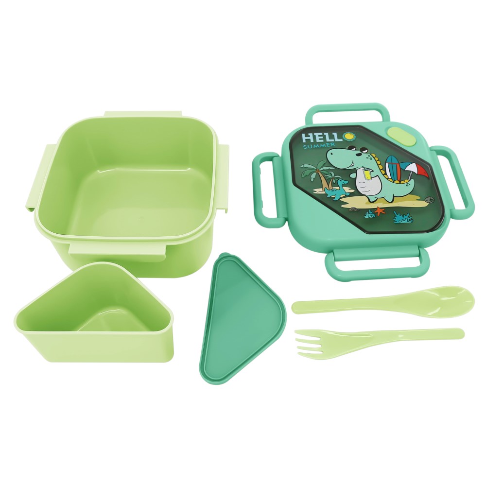 LUNCHERA TRENDY PLASTICO DINO