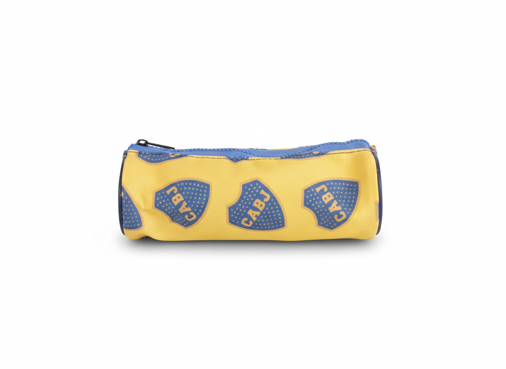 CARTUCHERA TUBO JUNIORS AMARILLO