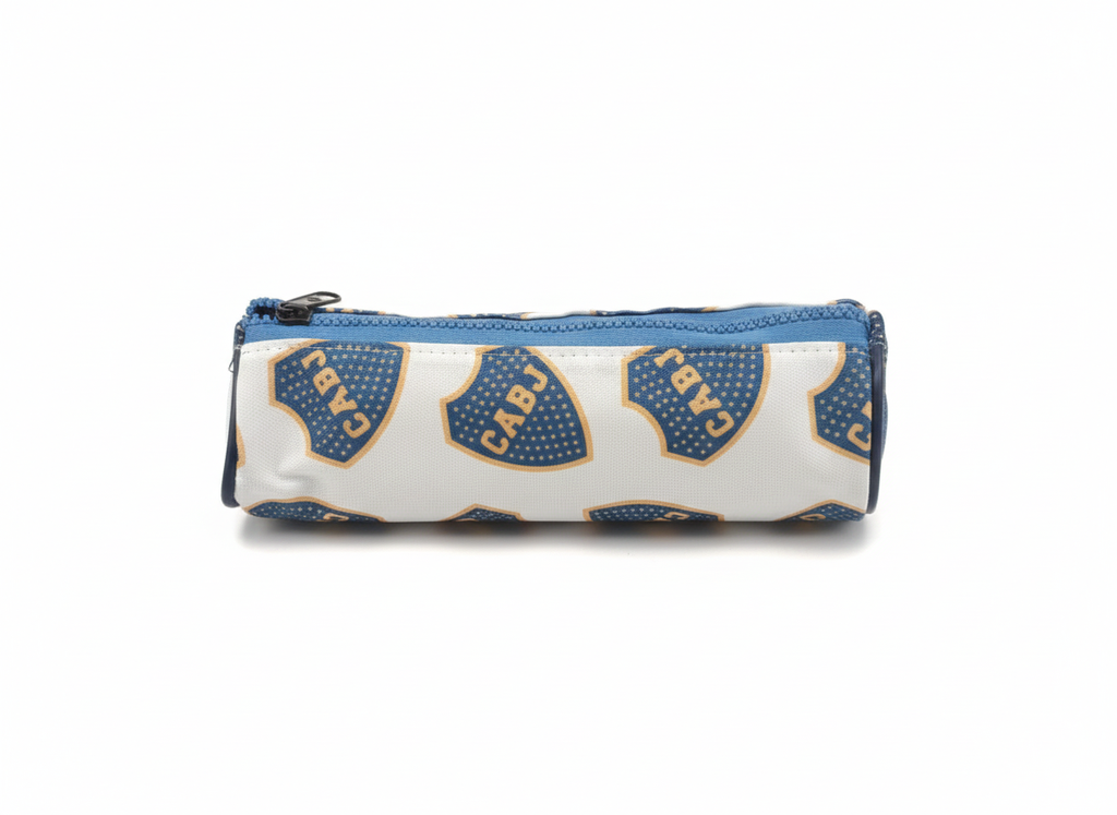 CARTUCHERA TUBO JUNIORS BLANCO