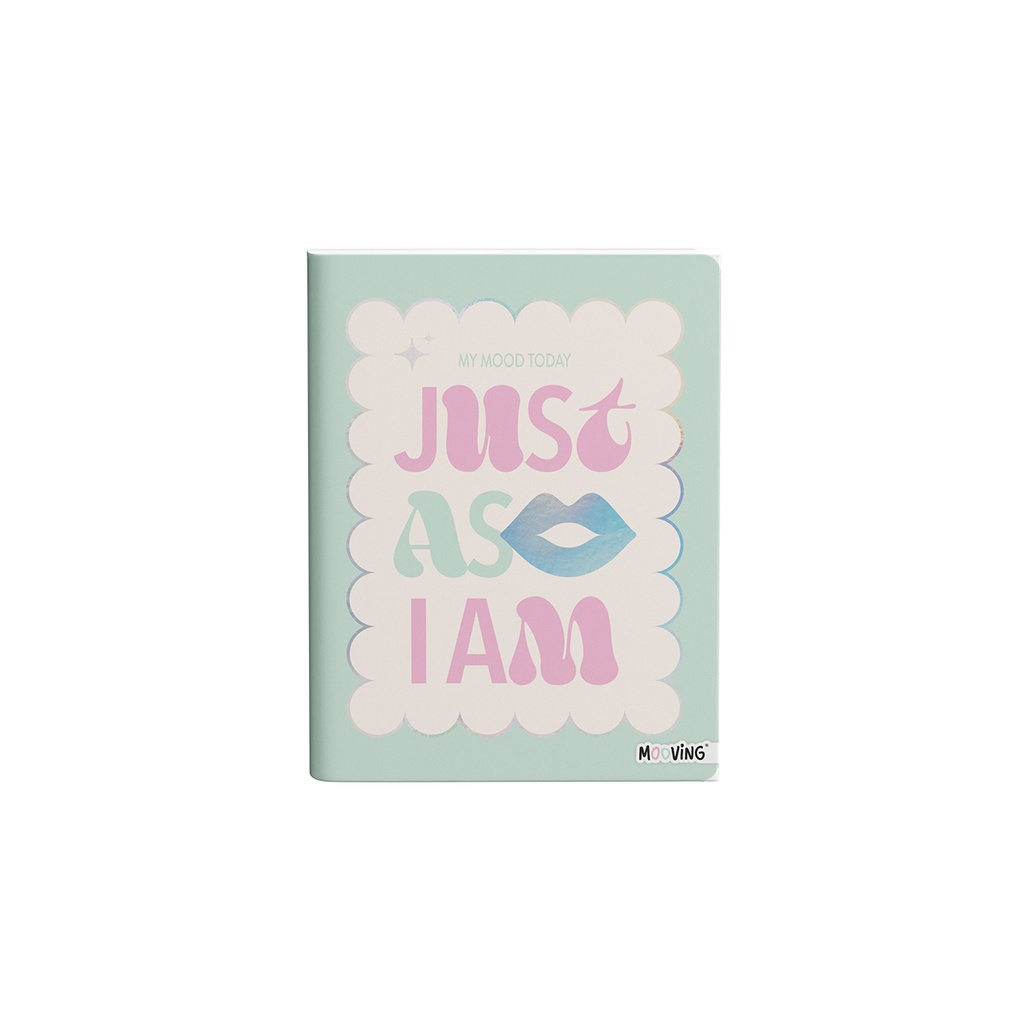 CUADERNO MOOVING 16X21 TAPA FLEXIBLE COSIDO 48 HOJAS COOL