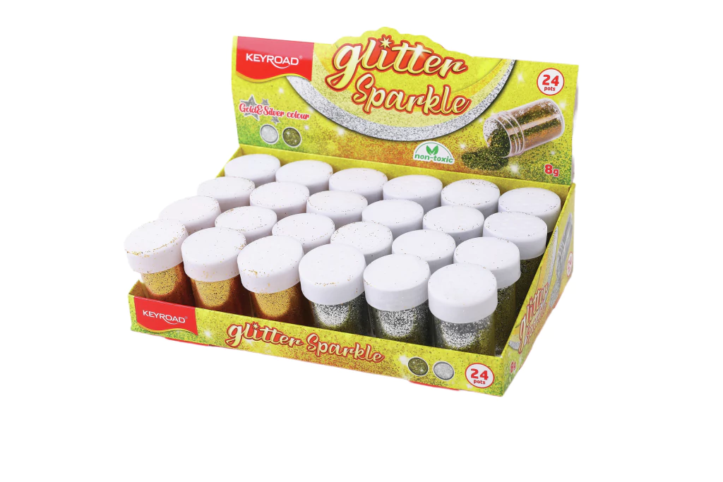 BRILLANTINA KEYROAD DORADAS/PLATEADAS X24