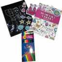 MAXI VALIJA SPLASH COLOREANDO PRINCESAS Y HADAS