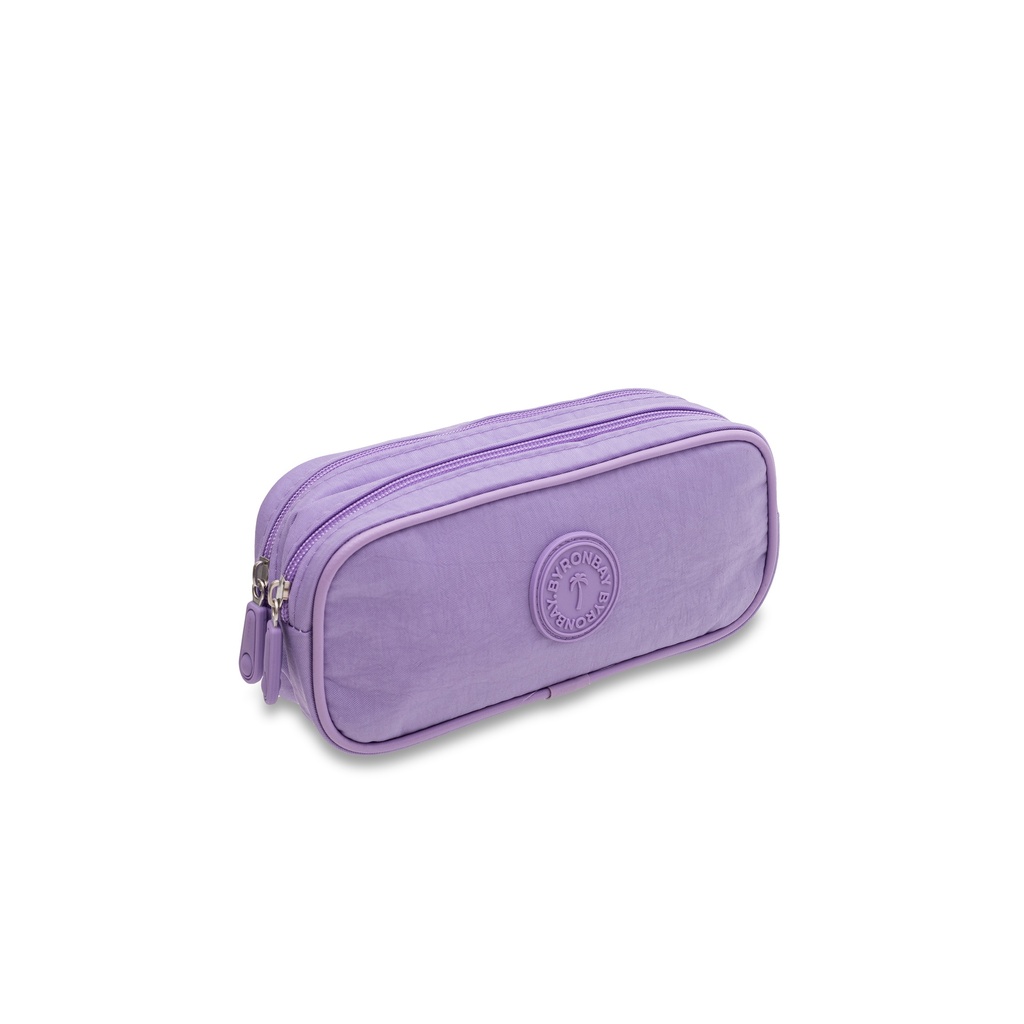 CARTUCHERA BYRON RECTANGULAR 2 CIERRES PASTEL