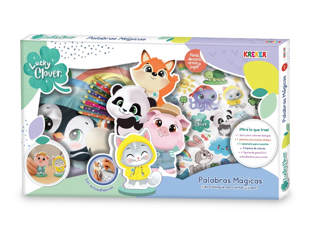 JUEGO KREKER PINTA-DECORA-ARMA Y JUEGA PALABRAS MAGICAS