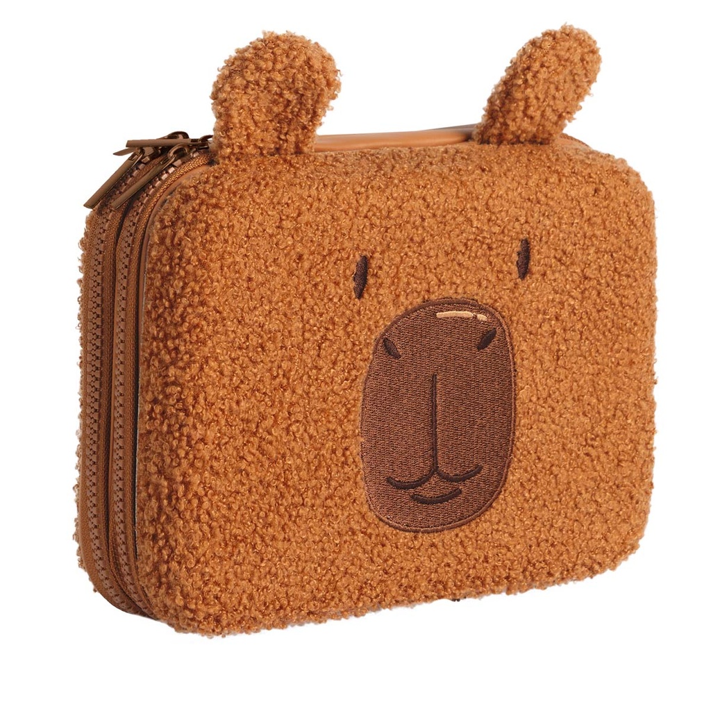 CARTUCHERA MOOVING DOBLE EVA CAPYBARA