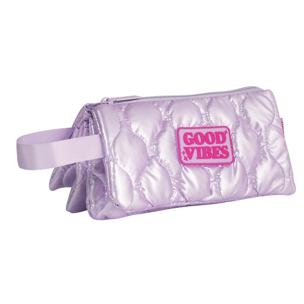 CARTUCHERA MOOVING CUADRUPLE MATELASSE