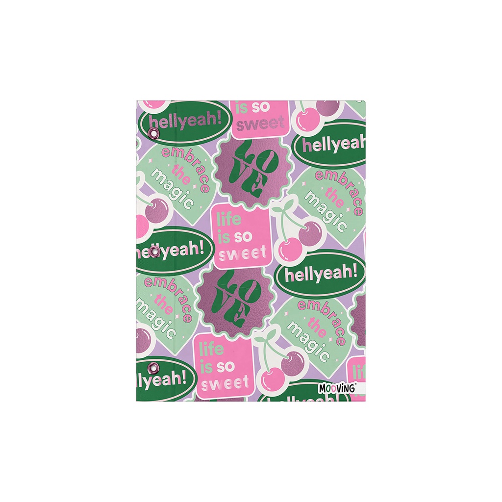 CARPETA 2 TAPAS Nº3 MOOVING PINK