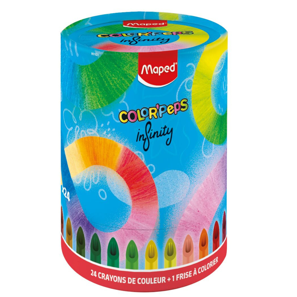 CRAYONES MAPED COLORPEPS INFINITY X 24