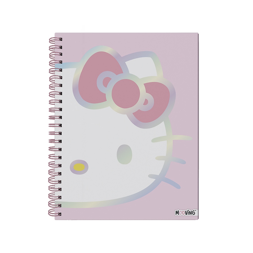 CUADERNO MOOVING A4 TAPA DURA 96 HOJAS HELLO KITTY