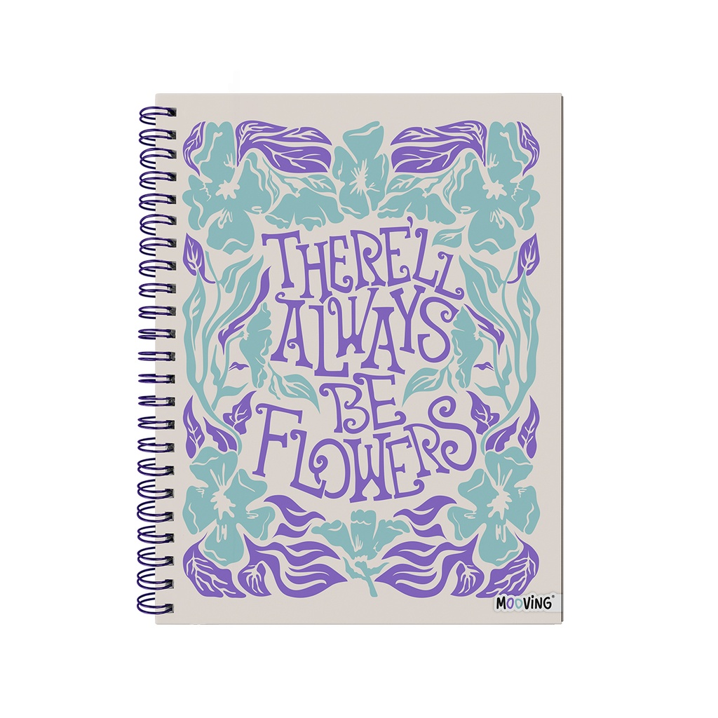 CUADERNO MOOVING A4 TAPA DURA 96 HOJAS MYSTIC