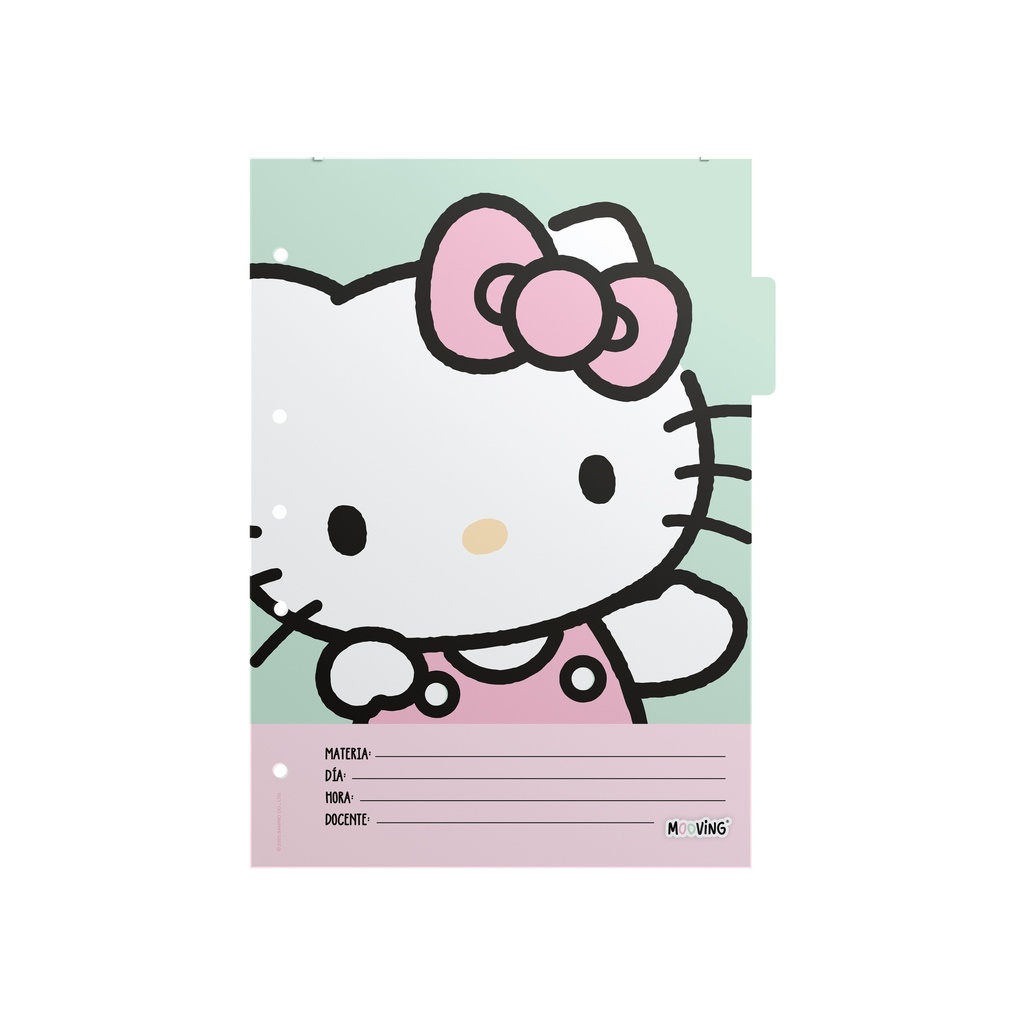 SEPARADOR A4 MOOVING HELLO KITTY