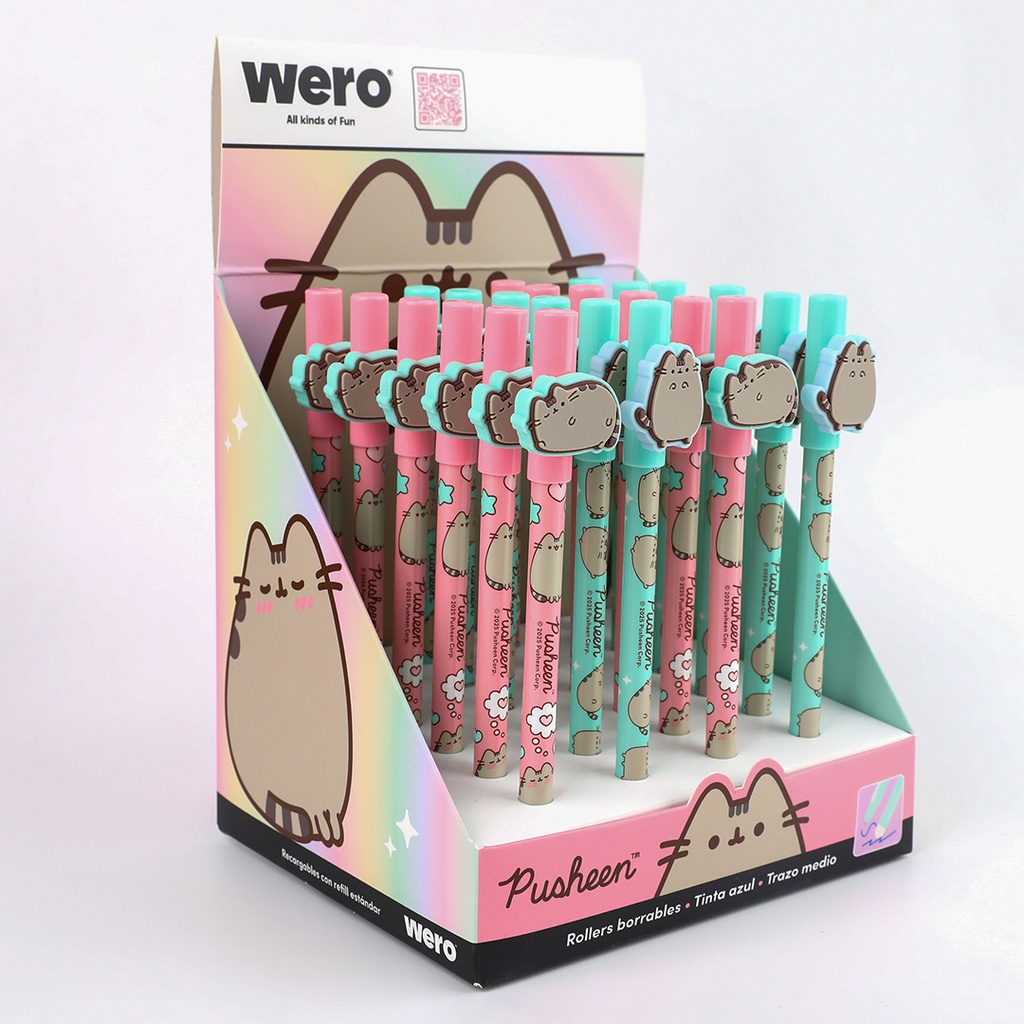 BOLIGRAFO WERO BORRABLE X1 PUSHEEN