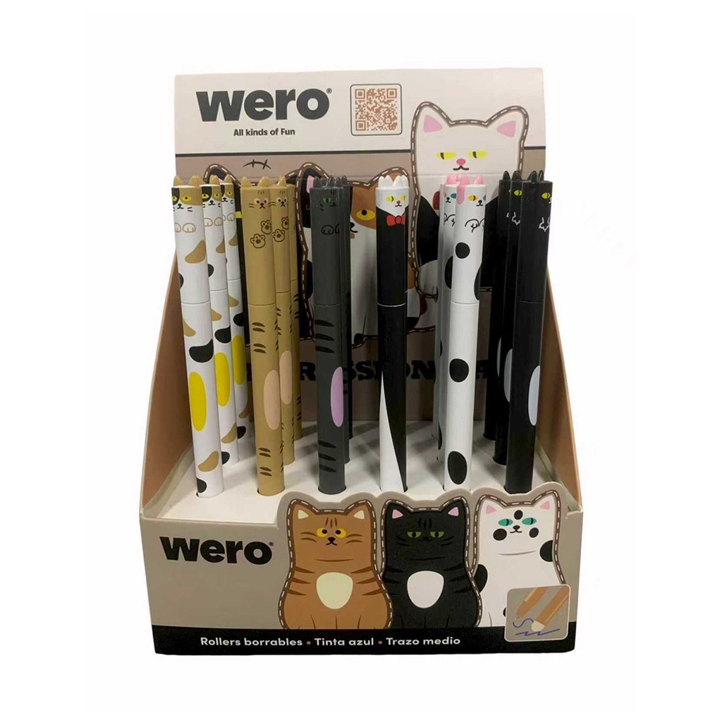 BOLIGRAFO WERO BORRABLE X1 EXPRESSION CAT