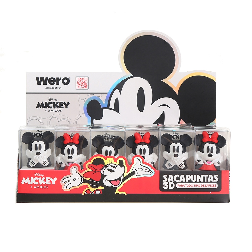 SACAPUNTAS WERO 3D X1 MICKEY