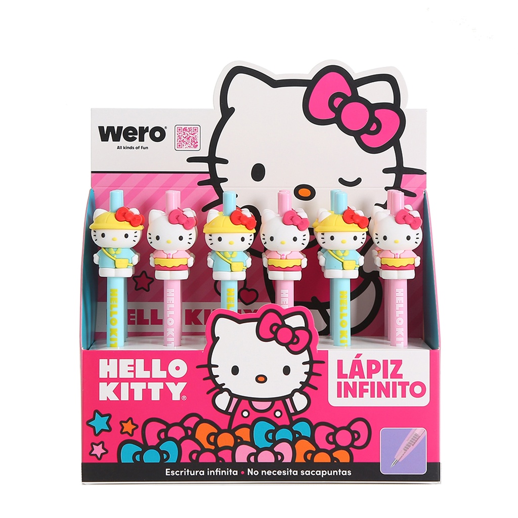 LAPIZ INFINITO WERO X1 HELLO KITTY