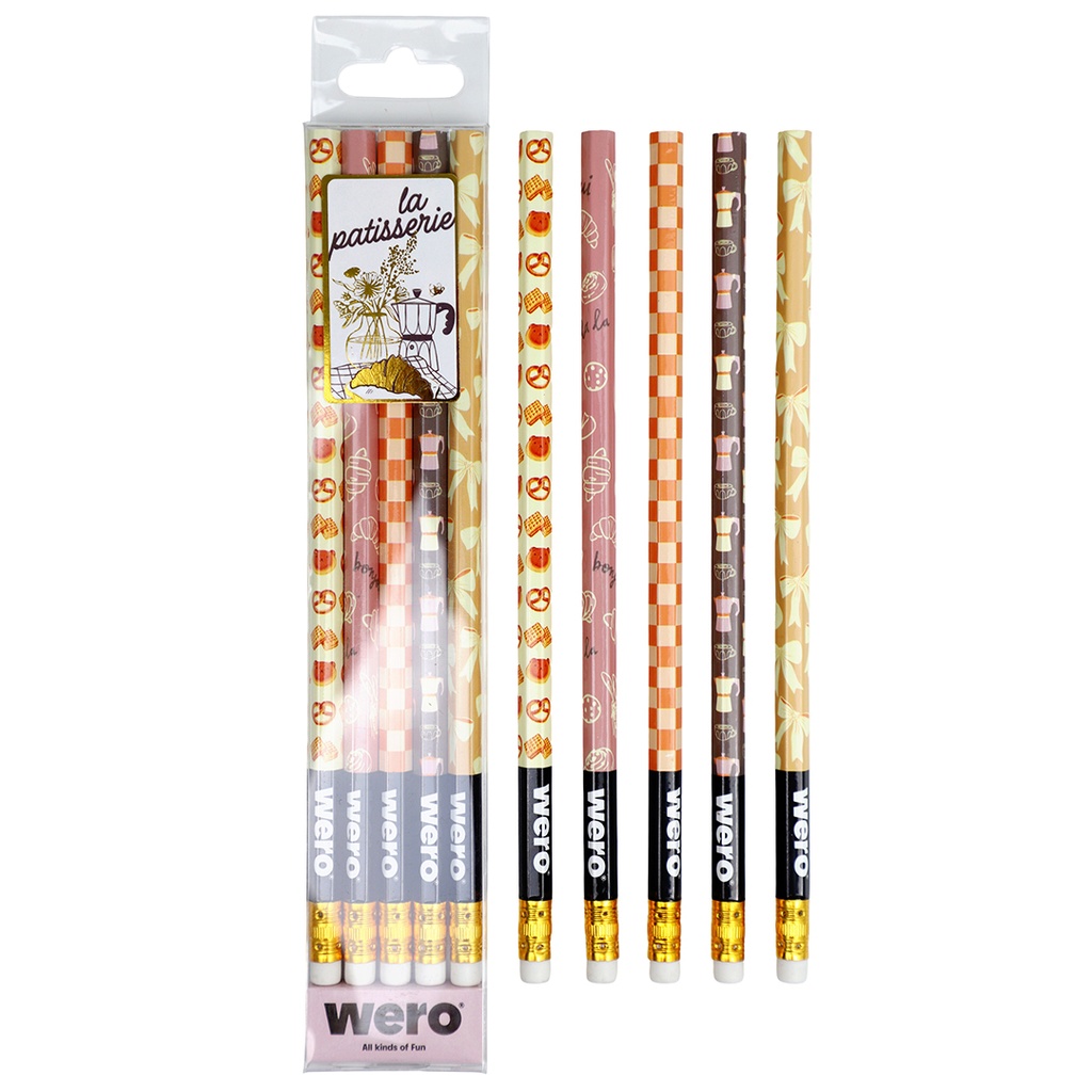 LAPIZ WERO CON GOMA X5 LA PATISSERIE