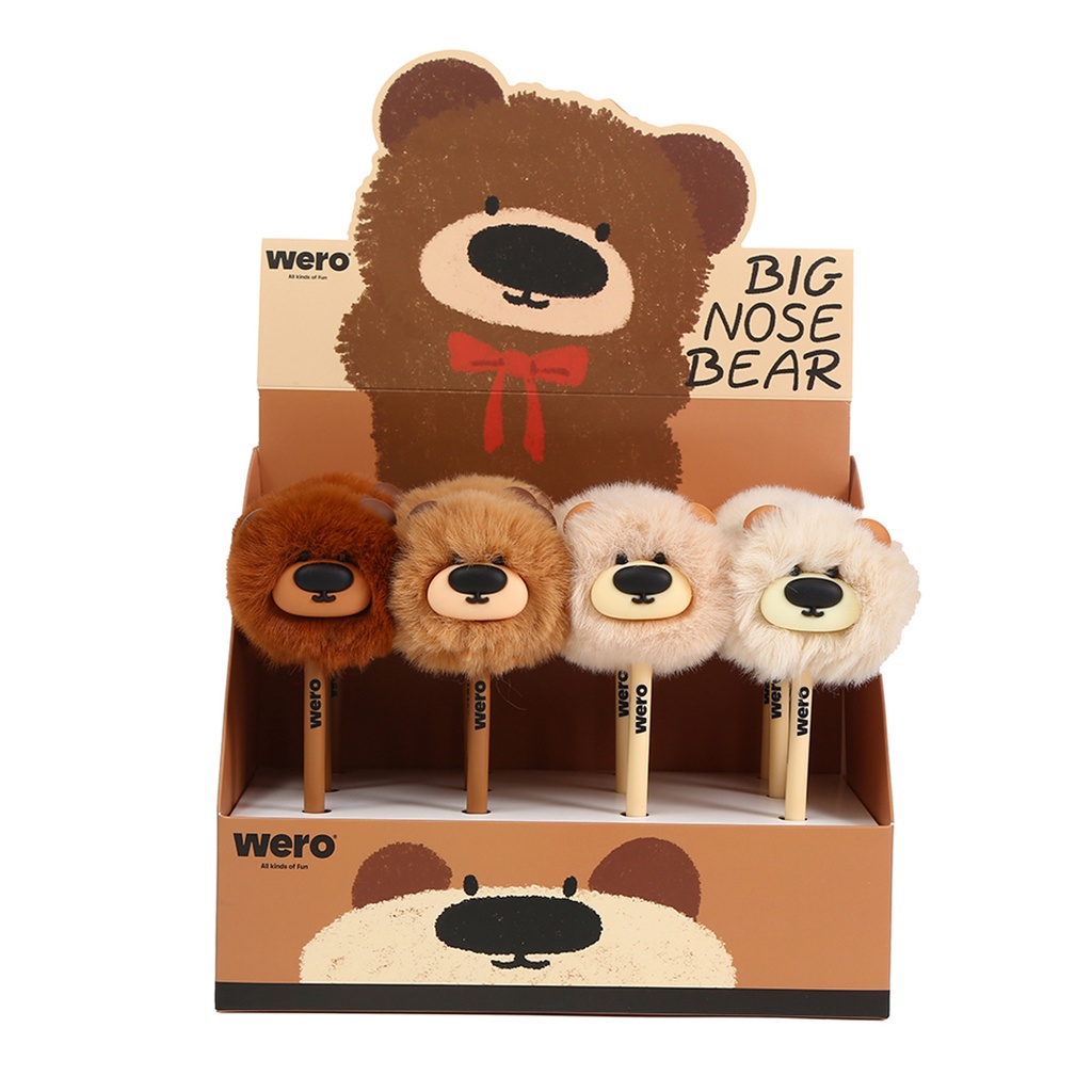 BOLIGRAFO WERO POMPON X1 BEAR