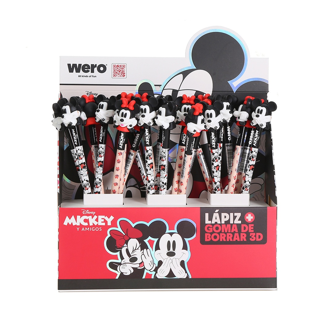 LAPIZ WERO CON TOPER MICKEY X1
