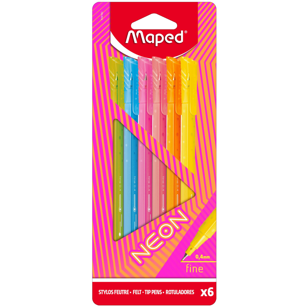 MICROFIBRA MAPED NEON 0.4 X6