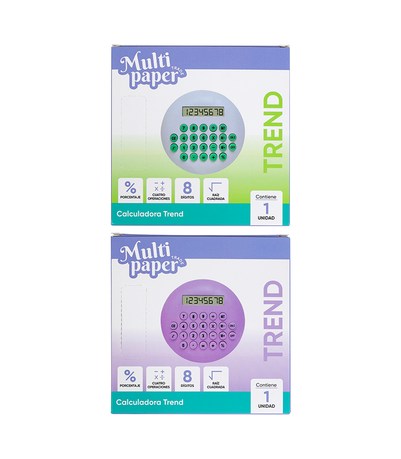 CALCULADORA MP 8 DIGITOS TREND