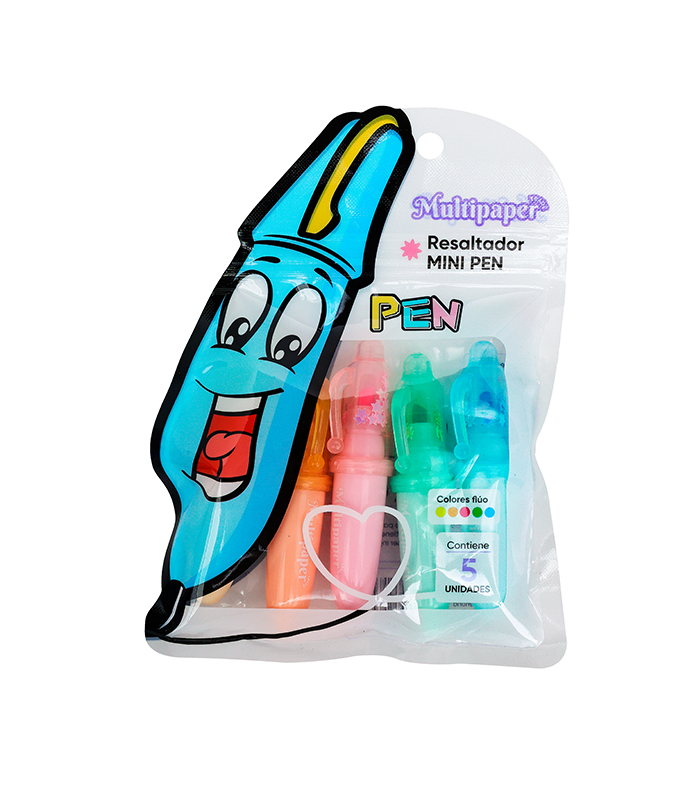 RESALTADOR MINI MP PEN FLUO X5