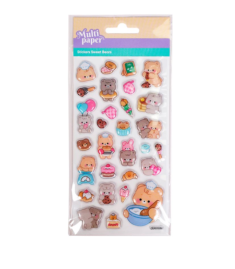 STICKERS MP SWEET BEARS X1