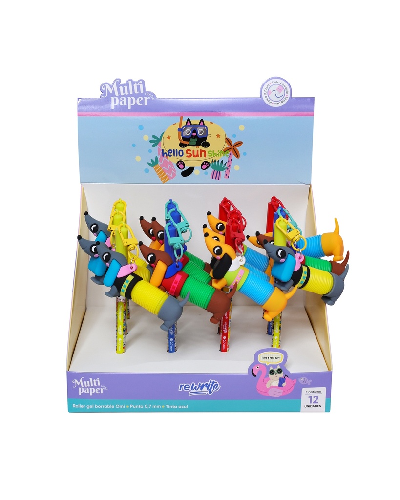 BOLIGRAFO MP ROLLER GEL BORRABLE REWRITE OMI X1