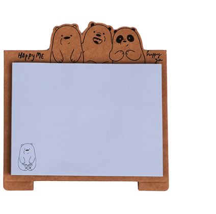 NOTAS ADHESIVAS MP CON ATRIL 10X7.5CM 50HOJAS BEARS 2