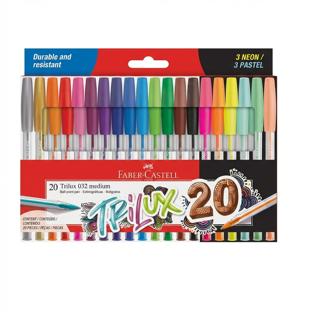 BOLIGRAFO FABER TRILUX 032 X20