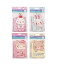 CUADERNO MP CON ESPIRAL KAWAII 13.3X18 60HOJAS