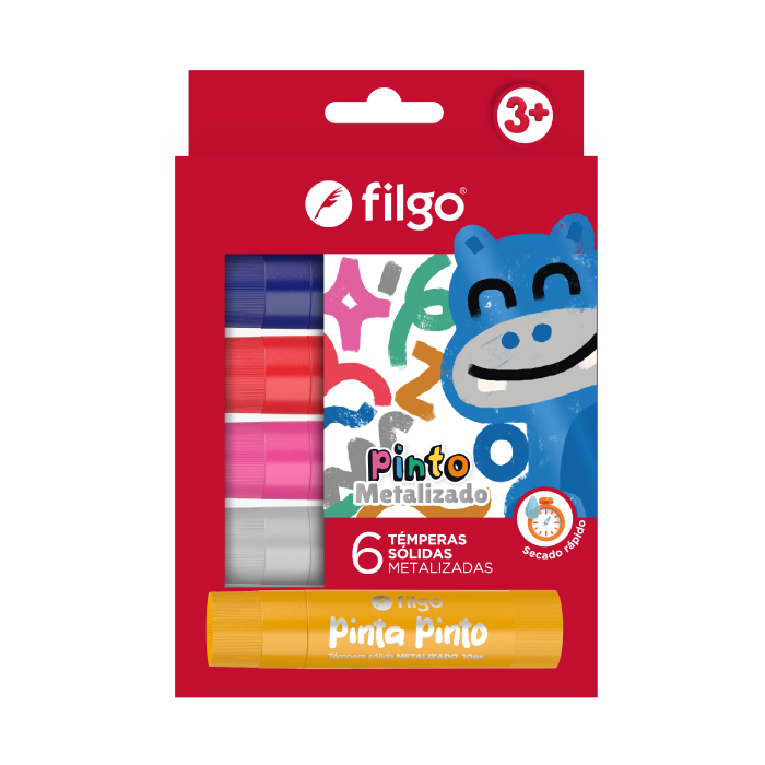 TEMPERA SOLIDA FILGO PINTO X6 METALIZADA