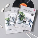 BLOCK PARA DIBUJO DELI A4 160G X 40 HOJAS HORIZONTAL