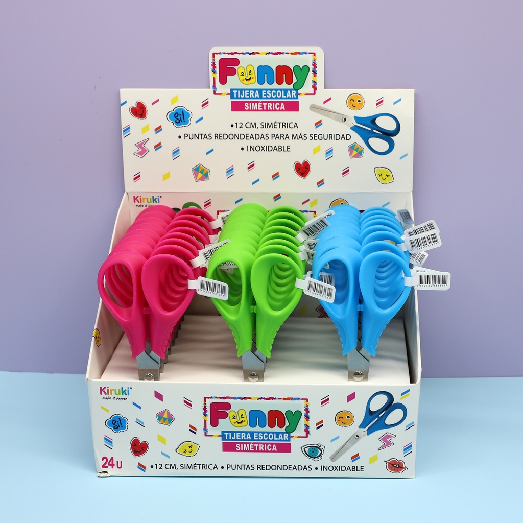 TIJERA KIRUKI FUNNY 12CM X24
