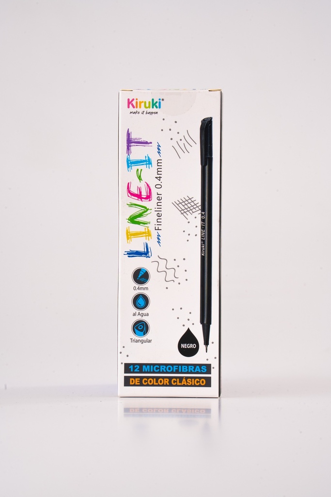 MICROFIBRA KIRUKI LINR IT X12 NEGRO