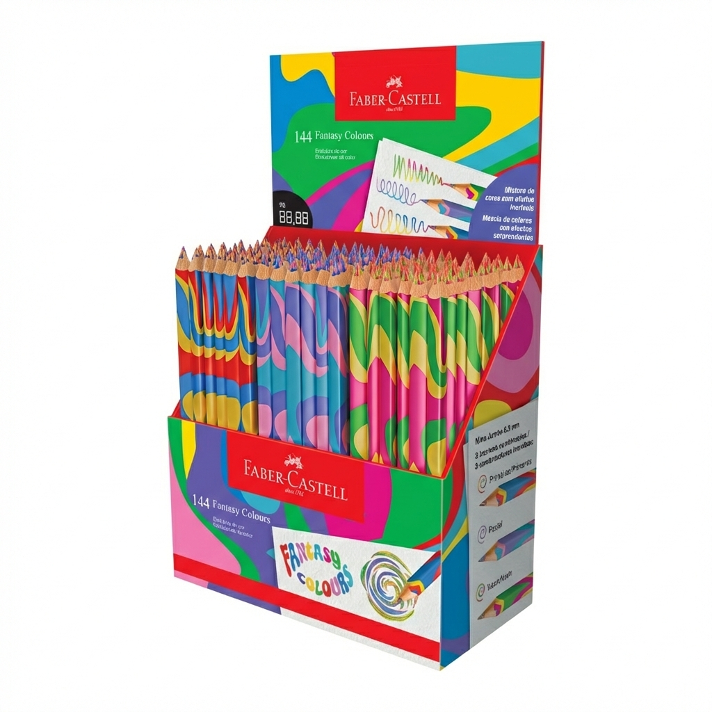 PINTURITAS FABER ECOLAPICES FANTASY COLOURS X 144