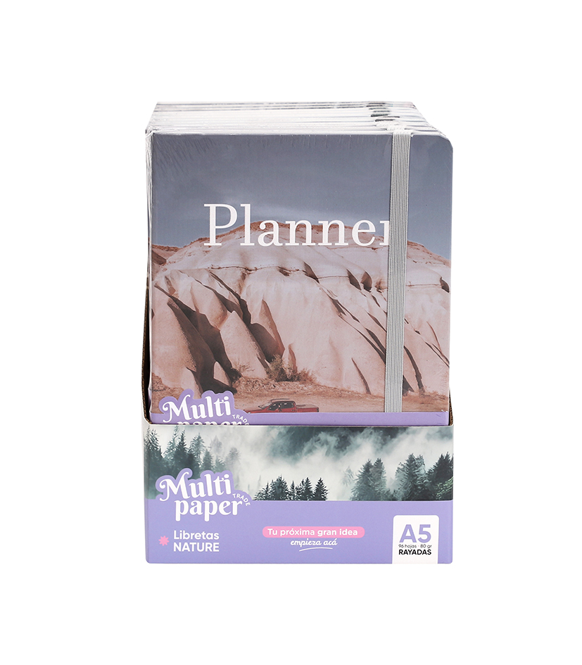 LIBRETA MP TAPA DURA A5 NATURE X96 HOJAS
