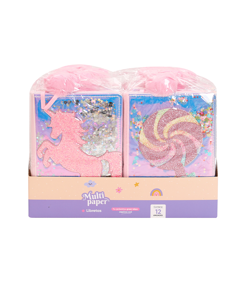 LIBRETA MP A5 TAPA DURA PLUFF X96 HOJAS RAYADAS