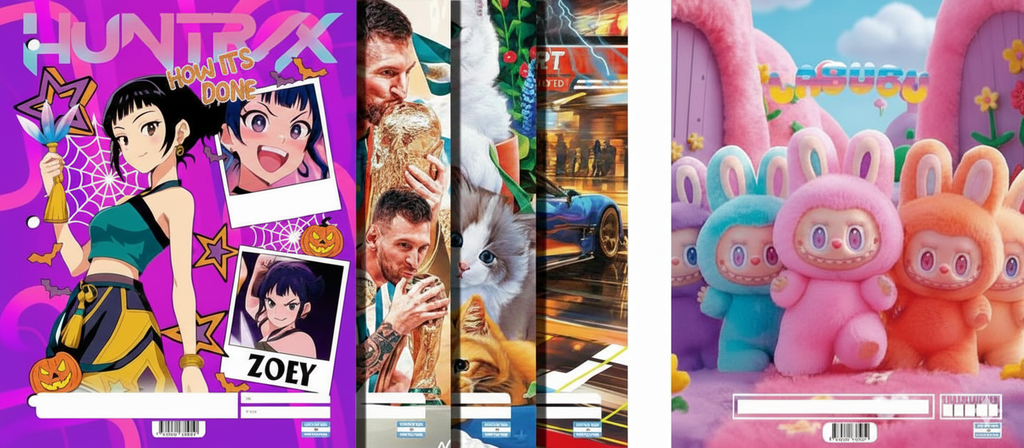 SEPARADOR ESCOLAR ECO X6 MODELOS SURTIDOS