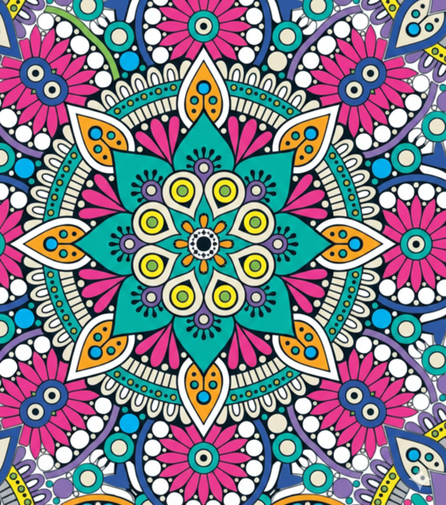 PAPEL PEQUE PARA FORRAR 50X70 X10 MANDALAS