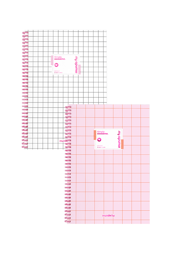 CUADERNO FW A4 SEMIRIGIDO INFINITY BOOK  80 HOJAS RAYADAS CLASSIC