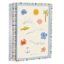 CUADERNO FW 16X21 INFINITY BOOK PREMIUM 96 HOJAS RAYADAS MAR