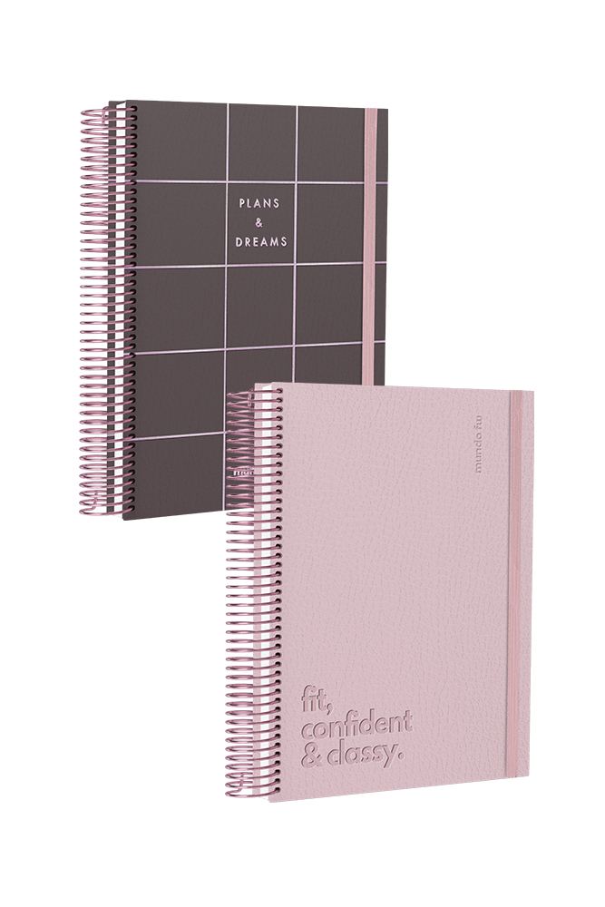 CUADERNO FW 16X21 INFINITY BOOK PREMIUM 96 HOJAS RAYADAS NEON PINK