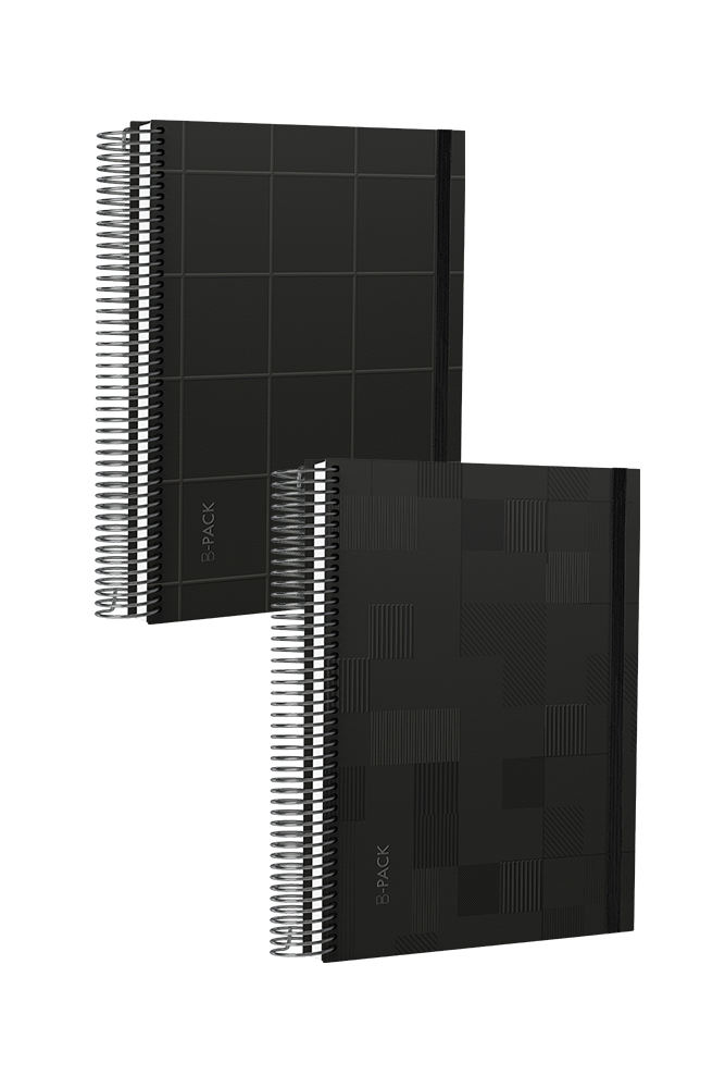 CUADERNO FW B-PACK 16X21 INFINITY BOOK PREMIUM 96 HOJAS RAYADAS BLACK